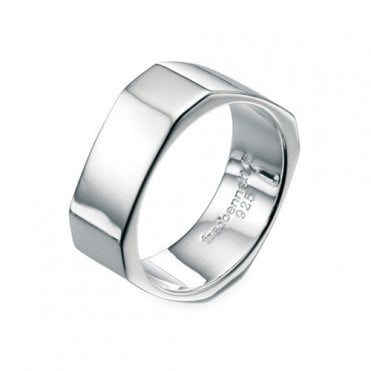 Silver gents ring by Fred Bennett