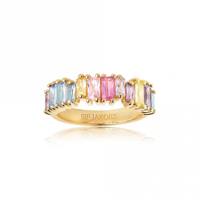 Silver Gold Plated Antella Piccolo Ring by Sif Jakobs