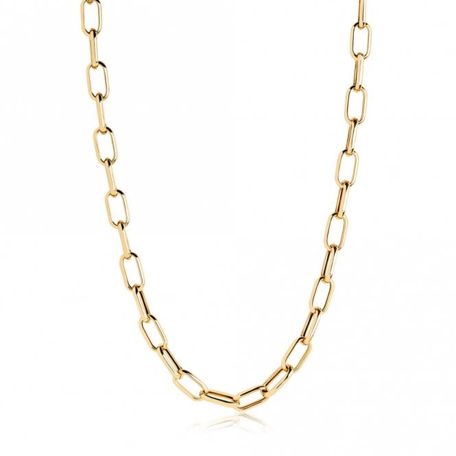 Silver Gold Plated Capri Necklace by Sif Jakobs