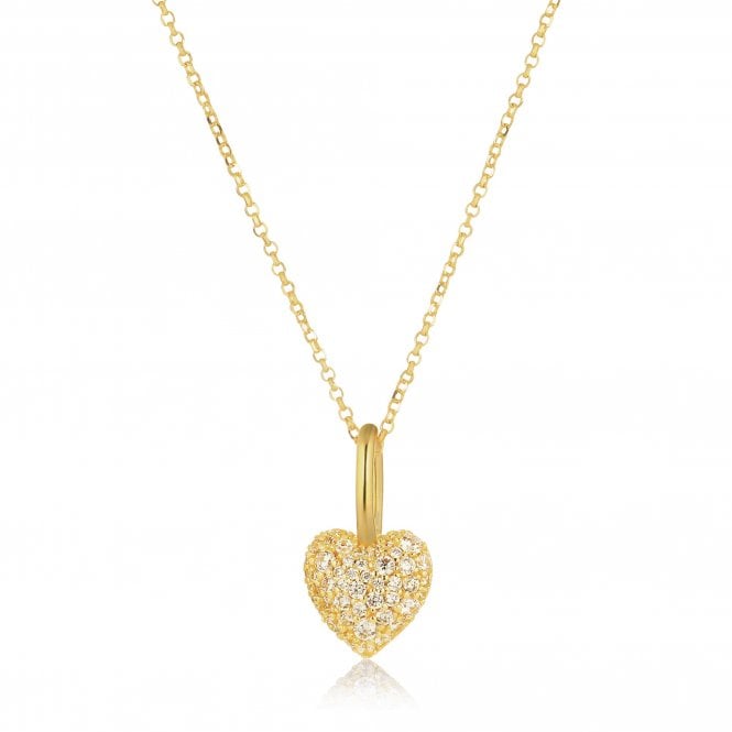Silver Gold Plated Caro Pendant and Chain by Sif Jakobs