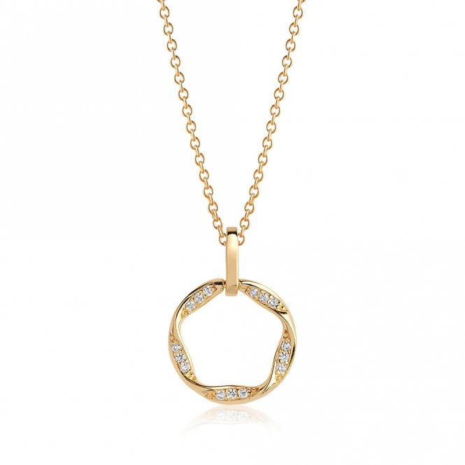 Silver Gold Plated Cetara Piccolo Pendant by Sif Jakobs