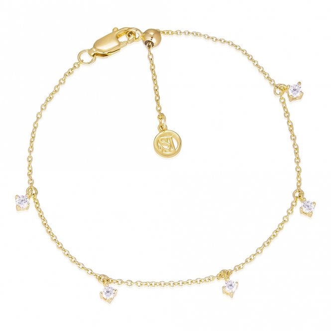 Silver Gold Plated Ellera Piccolo Bracelet by Sif Jakobs