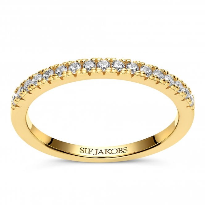 Silver gold plated Ellera ring by Sif Jakobs