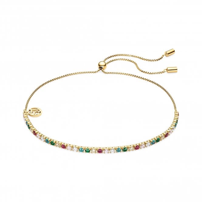 Silver gold plated Ellera tennis bracelet by Sif Jakobs