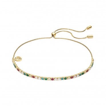Silver gold plated Ellera tennis bracelet by Sif Jakobs