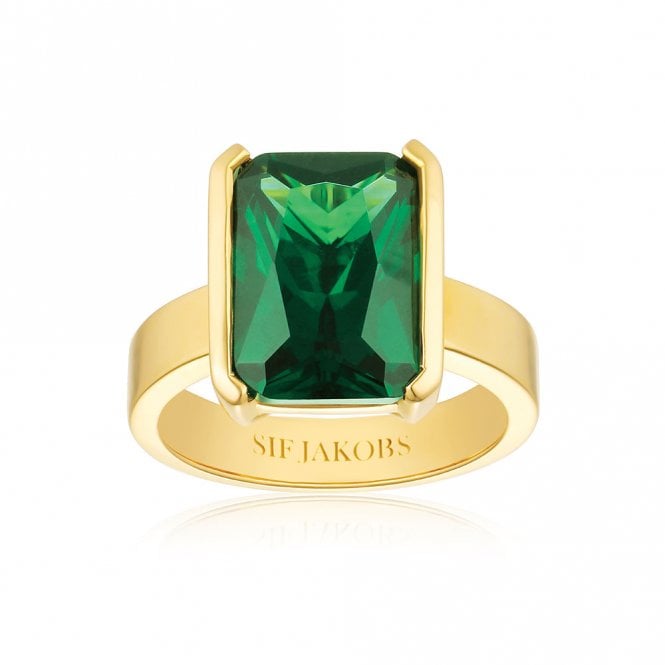 Silver Gold Plated Roccanova Grande Ring by Sif Jakobs