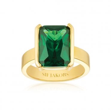 Silver Gold Plated Roccanova Grande Ring by Sif Jakobs
