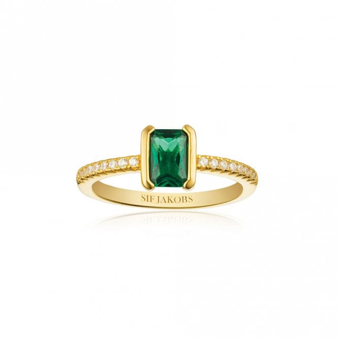 Silver Gold Plated Roccanova Piccolo Ring by Sif Jakobs