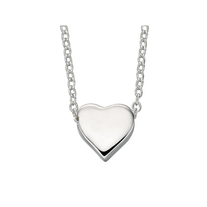 Silver heart necklace