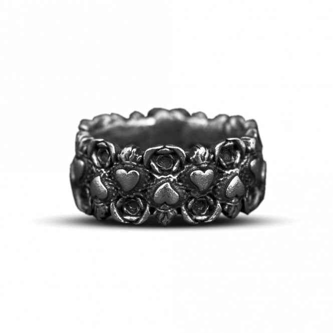 Silver heart ring by The Precious Frog