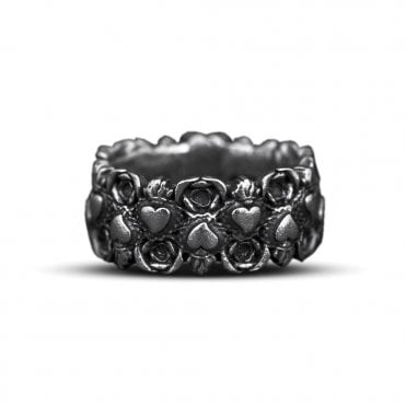 Silver heart ring by The Precious Frog