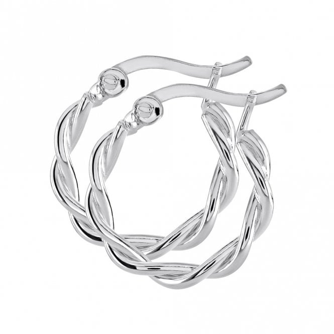 Silver Hoops by Kit Heath