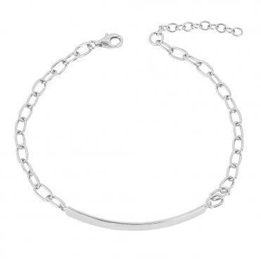 Silver Identity Bracelet
