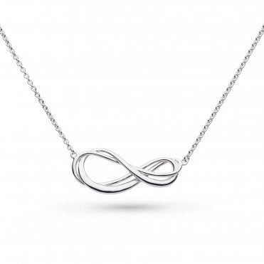 Silver Infinity Necklace by Kit Heath