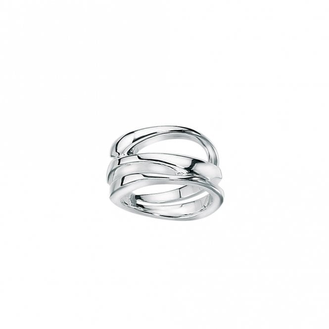 Silver layered ring