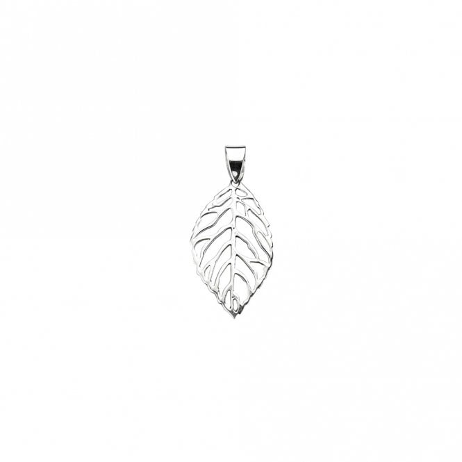 Silver leaf pendant