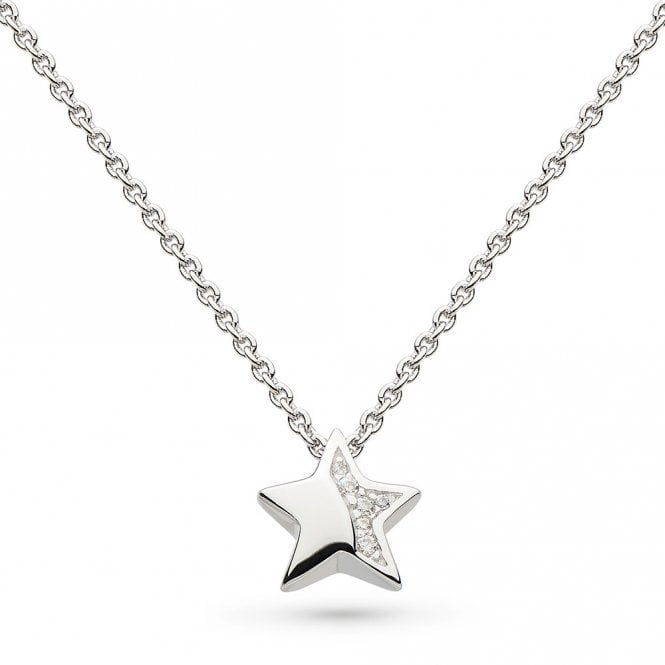 Silver Miniature Star Necklace by Kit Heath