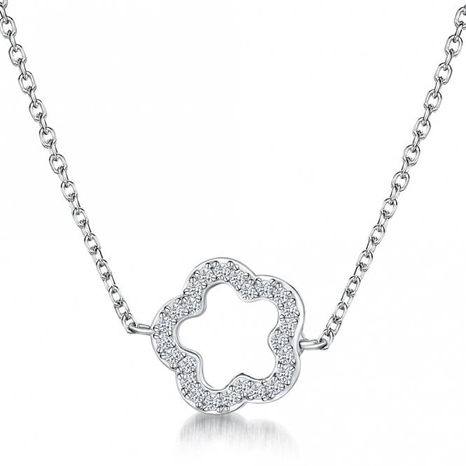 Silver necklet by Jenny Brown