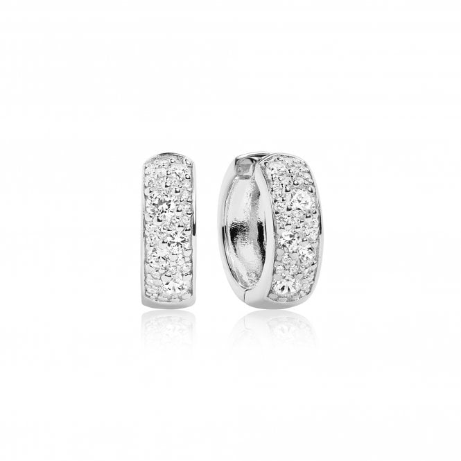 Silver Novara Circolo Earrings by Sif Jakobs