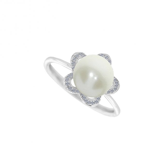 Silver Pearl Ring