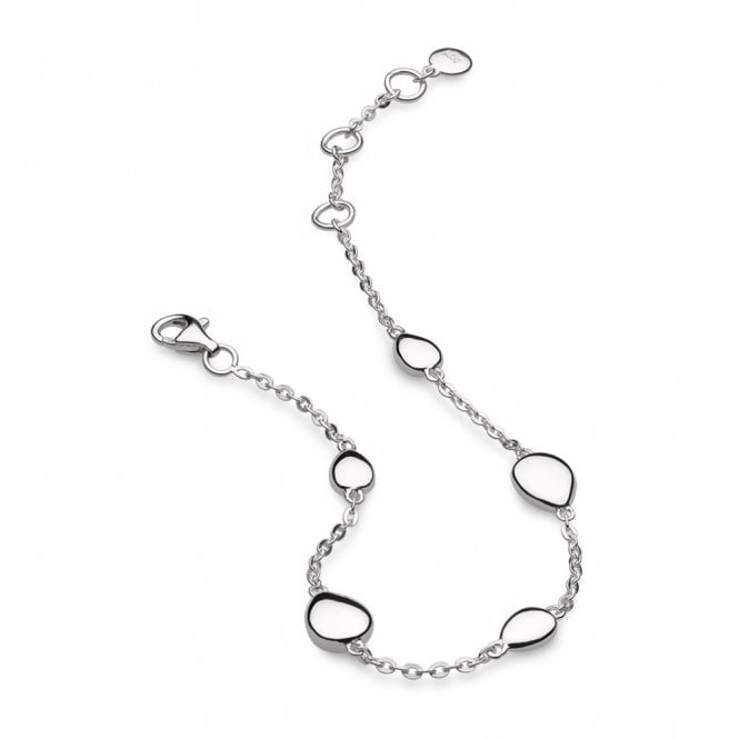 Silver pebbles bracelet by Kit Heath