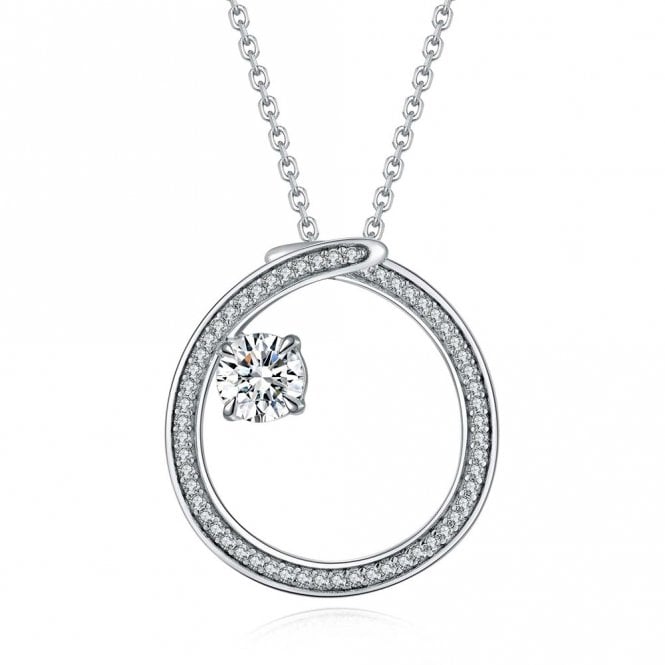 Silver Radiance Necklace by Fei Liu