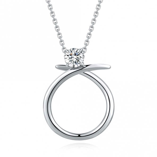 Silver Radiance Necklace by Fei Liu