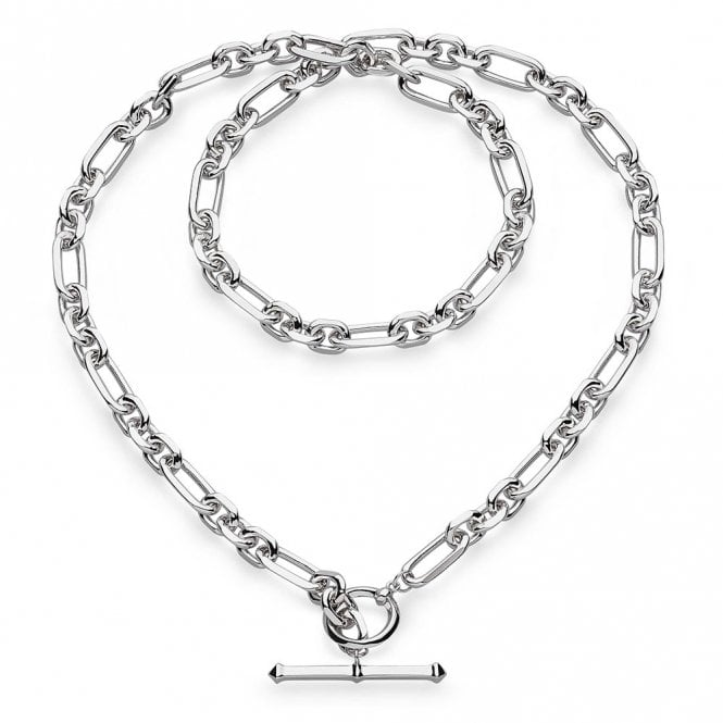 Silver Revival Astoria Figaro Chain Necklace by Kit Heath
