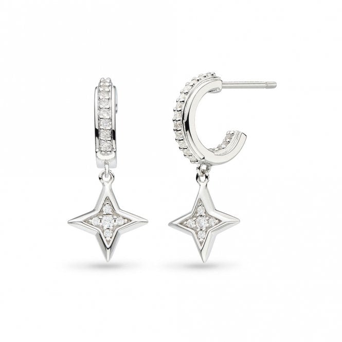 Silver Revival Astoria Star Earrings by Kit Heath