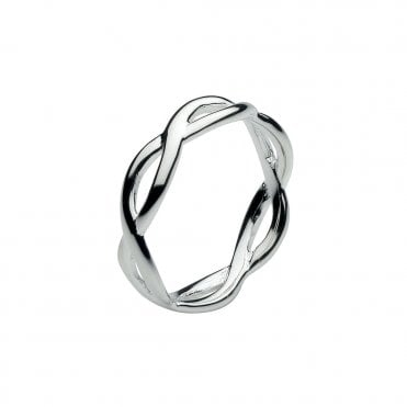 Silver ring by Dew