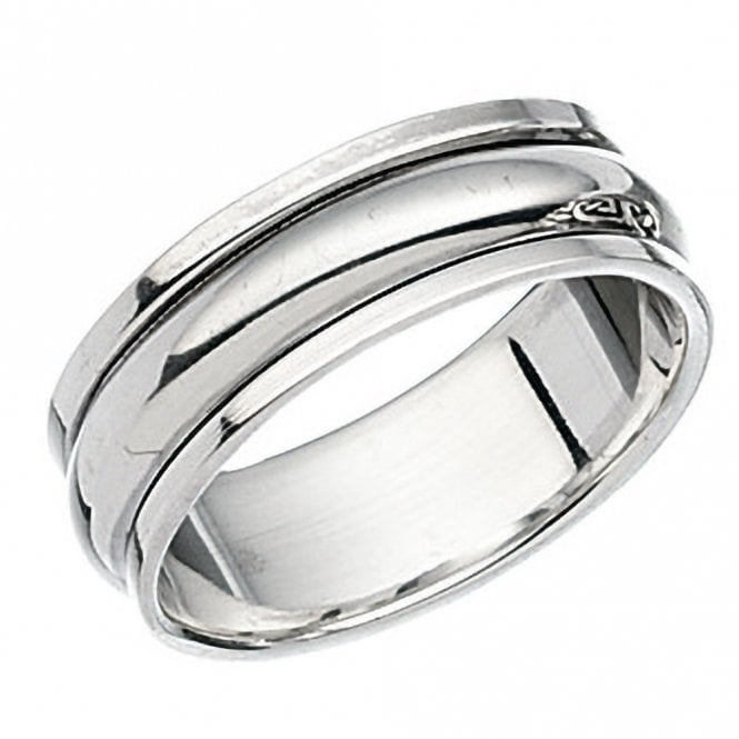 Silver Rotating Band Ring