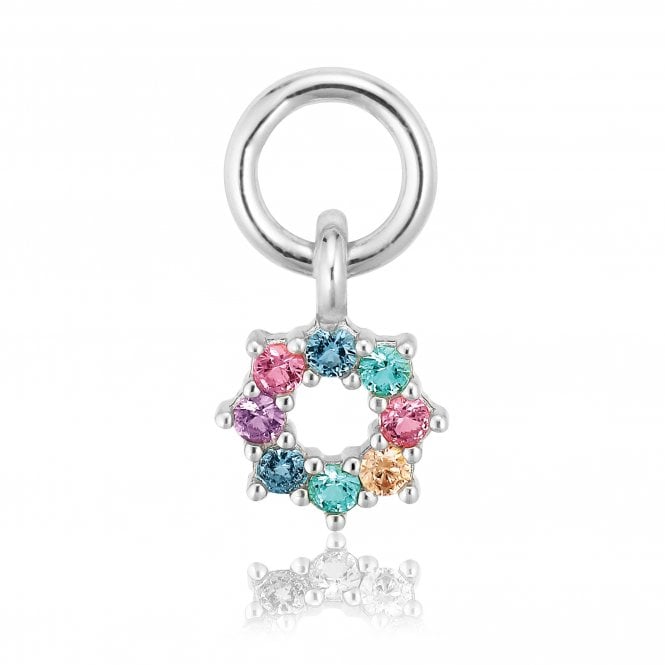 Silver Sole Hoop Charm by Sif Jakobs