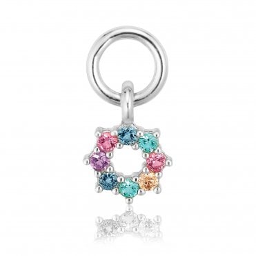 Silver Sole Hoop Charm by Sif Jakobs