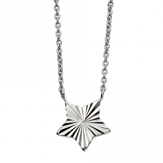 Silver star necklace
