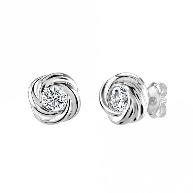 Silver Stud Earrings by Kit Heath