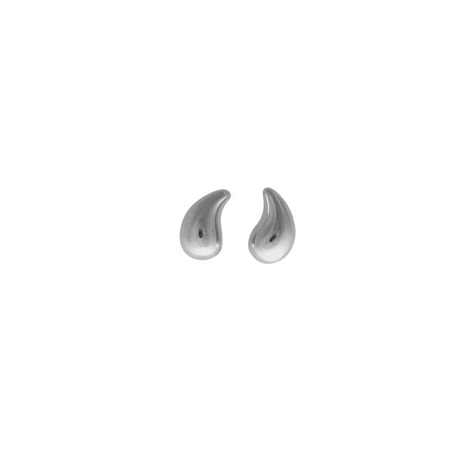 Silver stud earrings