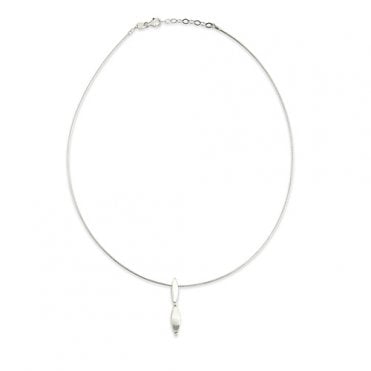 Silver symmetry necklet