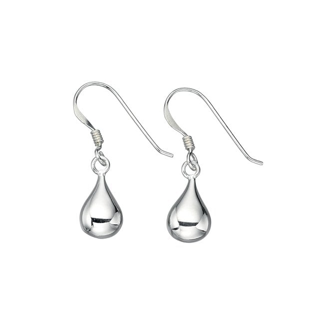Silver teardrop earrings
