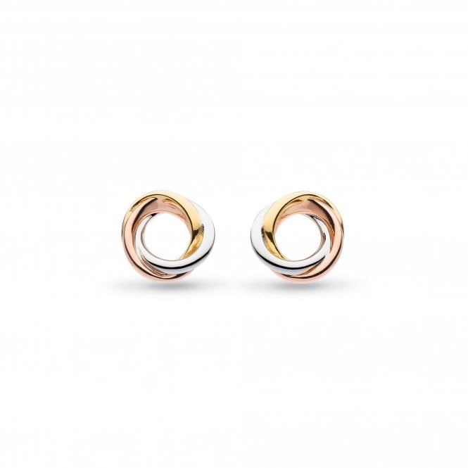 Silver Trilogy Stud Earrings by Kit Heath