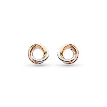 Silver Trilogy Stud Earrings by Kit Heath