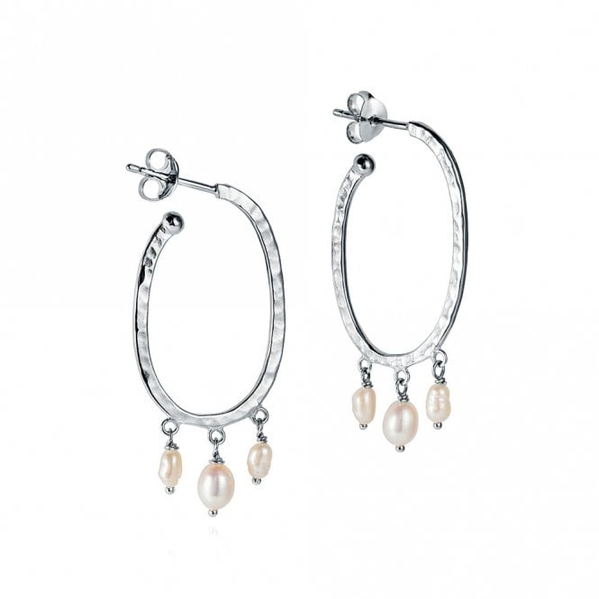 Siren hoop earrings by Claudia Bradby