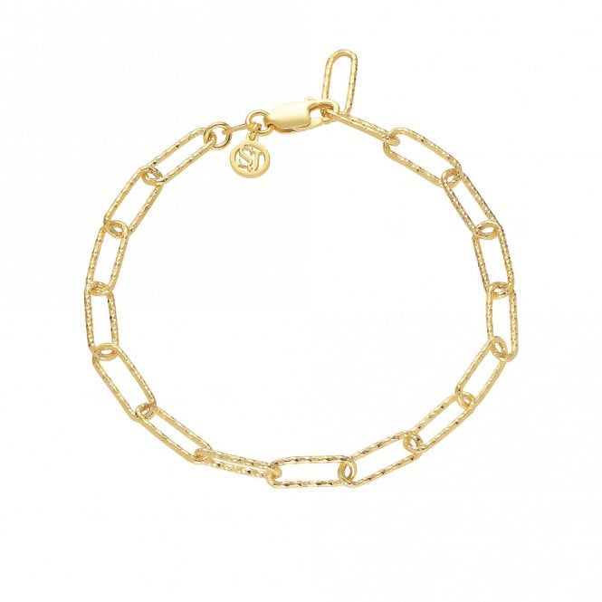 Siver Gold Plated Luce Grande Bracelet by Sif Jakobs