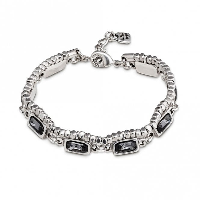 Snake Grey Crystal Bracelet by Uno de 50