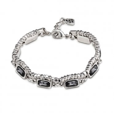 Snake Grey Crystal Bracelet by Uno de 50