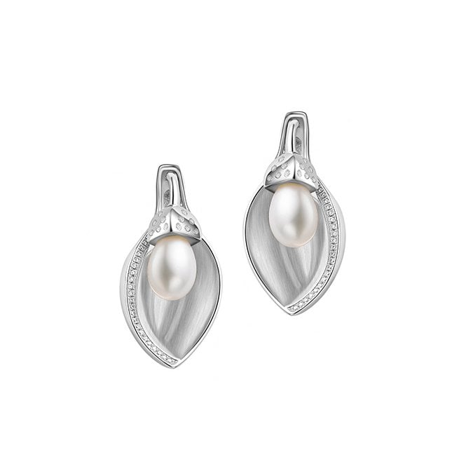Snowdrop earrings by Fei Liu