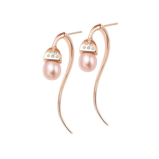 Snowdrop earrings by Fei Liu