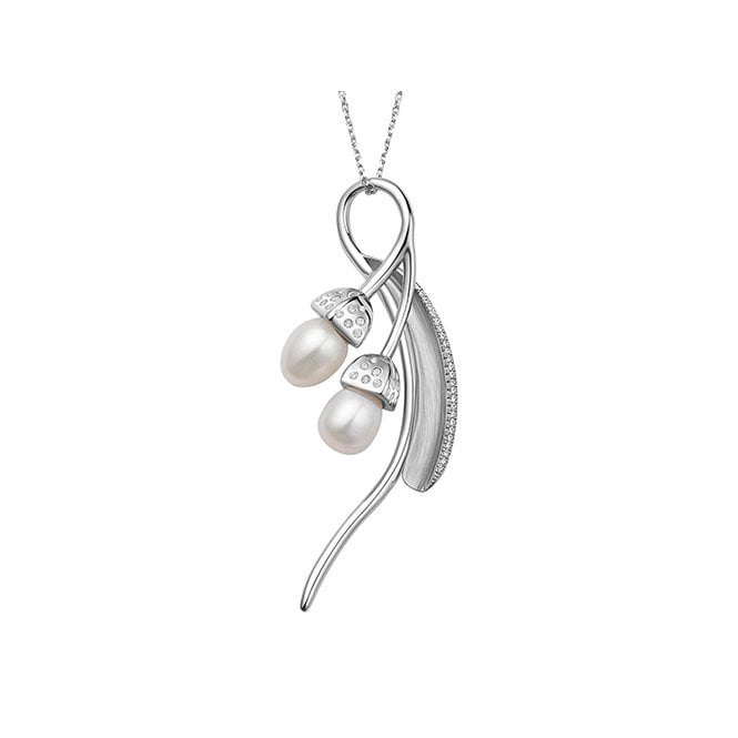 Snowdrop necklace by Fei Liu