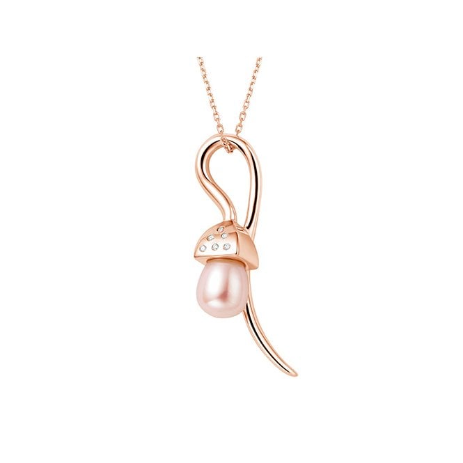 Snowdrop necklace by Fei Liu
