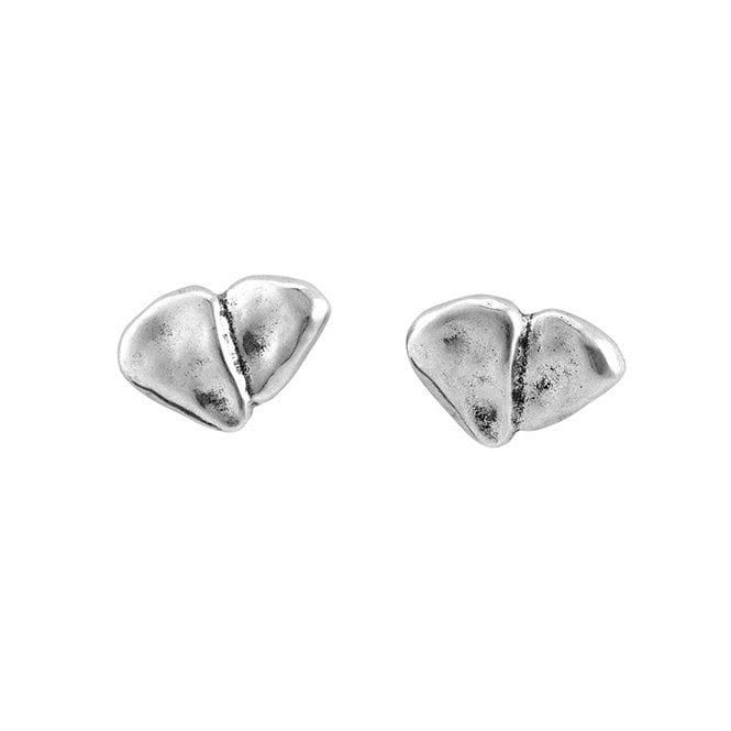 Soul mate stud earrings by Uno de 50