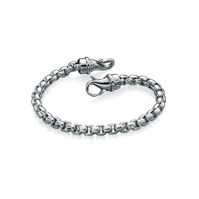 Stainless steel belcher bracelet by Fred Bennett